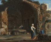 von RYSEN Warnard 1625-1665,FIGURES AT THE CAVE OF EGERIA,Sotheby's GB 2015-04-22
