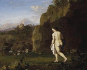 von RYSEN Warnard 1625-1665,Nymphs bathing in an Italianate landscape,Christie's GB 2020-06-19
