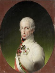 von SALES Carl 1791-1870,Portrait of Emperor Francis I of Austria, bust-len,1870,Bonhams 2012-10-24