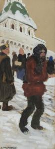 von SALZMANN Alexander 1870-1933,Winter in the City,Shapiro Auctions US 2015-02-28