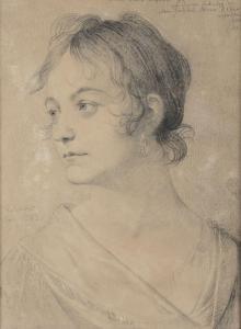 von SCHADOW Wilhelm Friedrich 1788-1862,Portrait of Caroline Leede,1813,Peter Karbstein 2021-03-13
