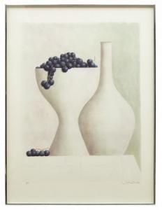 von SCHANTZ Philip 1928-1998,Blå vindruvor,1987,Uppsala Auction SE 2016-08-16