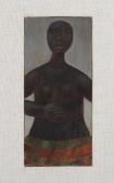 von SCHLIPPE Alexey 1915-1988,Portrait einer Afrikanerin,1980,Zeller DE 2021-06-23