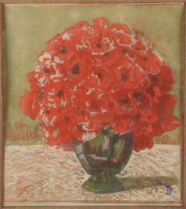 VON SCHMIEDEBERG BLUME Else 1876,Vase with Flowers,Twents Veilinghuis NL 2018-07-13