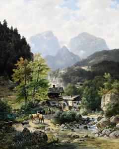von SCKELL Ludwig, Louis 1833-1912,Mühle im Gebirge,Scheublein Art & Auktionen DE 2021-09-24