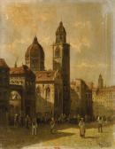 VON SIEGEN August 1820-1883,Views of Florence and Verona,Palais Dorotheum AT 2015-06-30