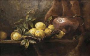 von SIVERS Clara 1854-1924,Still Life with Lemons,Stahl DE 2020-02-22