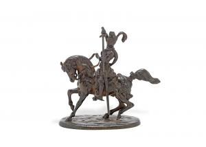 VON STRANTZ August Friedrich Karl,equestrian model of a knight on horseback,Bonhams 2019-01-30