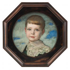von STUCK Franz 1863-1928,Bubi - Portrait of a boy,1907,Nagel DE 2024-02-07