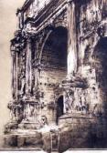 von THIERSCH Friedrich 1852-1921,Septiumus Severus Bogen, Rom,Auktionshaus Quentin DE 2003-10-25