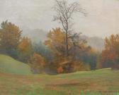 von VOLKMANN Hans Richard 1860-1927,a Pastoral Landscape,1920,Burchard US 2013-03-24