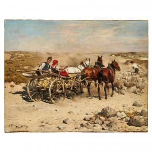 VON WIERUSZ KOWALSKI Alfred 1849-1915,RITORNO A CASA,Pandolfini IT 2025-05-14