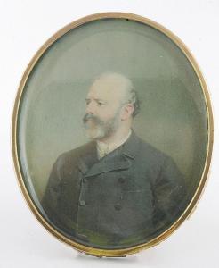 von ZICHY Mihaly 1827-1906,Portret mężczyzny,1888,Rempex PL 2016-01-27