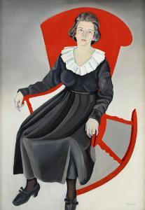 von ZWEIGBERGK Bo 1897-1940,Porträtt av min fästmö,1921,Stockholms Auktionsverket SE 2015-10-20