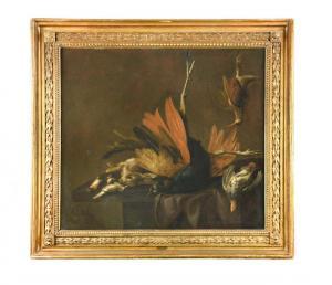 VONCK Elias 1605-1652,A still life of game birds and a rabbit upon a ledge,Cheffins GB 2021-09-29