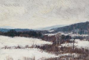 VOORHEES Clark Greenwood 1871-1933,Winter Landscape,Skinner US 2019-01-25