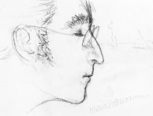 VOORMANN Klaus 1938,A portrait of John Lennon,Bonhams GB 2017-06-28