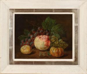 VOORN BOERS Sebastiaan Theodorus 1828-1893,Still life with fruit,Twents Veilinghuis NL 2022-01-06