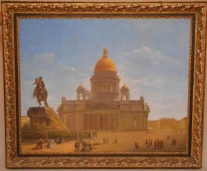 VOROB'EV Maksim Nikiforovich 1787-1855,St. Isaac's Cathedral and monument to Peter,Hood Bill & Sons 2016-11-29