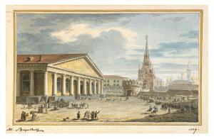 VOROB'EV Maksim Nikiforovich 1787-1855,View of the Trinity Gateway t,1819,Stockholms Auktionsverket 2007-03-15