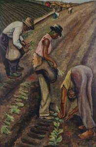 VORST Joseph Paul 1897-1947,FIELD WORKERS,Clark Cierlak Fine Arts US 2021-11-13