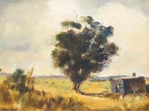VORSTER Enslin 1934,Landscape with Hut,5th Avenue Auctioneers ZA 2018-06-10