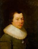 VOSKUYL Huygh Pietersz,Portrait of a gentleman, half-length, in a grey co,1639,Bonhams 2011-04-13
