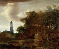 VOSMAER DANIEL 1622-1666,Landschaft mit Blick auf Delft,Fischer CH 2016-06-15