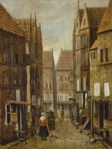 VREL Jacobus 1630-1680,STREET SCENE WITH FIGURES IN CONVERSATION,Sotheby's GB 2019-01-30