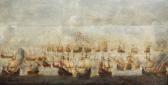 VRIES de Jacob Feyt 1600-1600,Naval Battle, possibly Ter Heijde in 1653,Venduehuis NL 2017-11-15