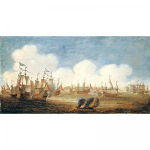 VRIES de Jan 1900-1900,A NAVAL ACTION, PROBABLY THE BATTLE OF THE DOWNS,Sotheby's GB 2003-04-10