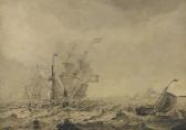 Vrij Olfert de 1635-1699,MEN-O'-WAR AND OTHER VESSELS IN A STIFF BREEZE BEF,Sotheby's GB 2016-01-29