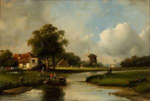 VROLIJK Adrianus Jacobus 1834-1862,Country Scene,Barridoff Auctions US 2024-04-13