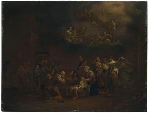 VROMANS Pieter Pietersz. I,Die Heilige Nacht,17th century,Schmidt Kunstauktionen Dresden 2024-03-02