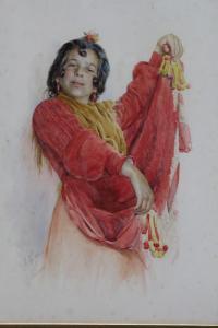 VUILLIER Gaston 1847-1915,a female dancer,Reeman Dansie GB 2019-06-18