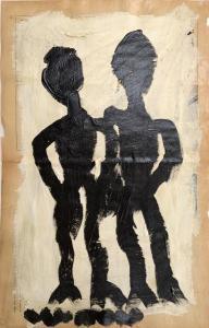 VUITTON Pierre 1880-1962,Deux figures noires,Sadde FR 2020-06-18