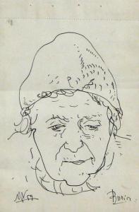 Vulcănescu Faust Mihu 1937-1994,Grand-mother,1959,Alis Auction RO 2009-11-14