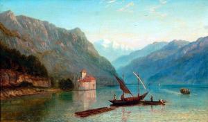 vychan j.l,View on the Italian Lakes,Rowley Fine Art Auctioneers GB 2009-09-08