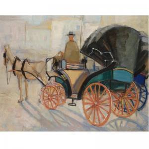 VYZANTIOS PERICLIS 1893-1972,A HORSE-DRAWN CARRIAGE,1930,Sotheby's GB 2008-04-17