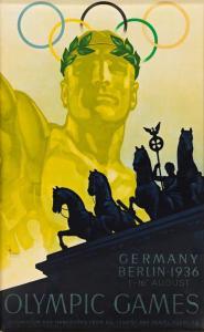 WÜRBEL FRANZ 1896,OLYMPIC GAMES / BERLIN,1936,Swann Galleries US 2021-02-18