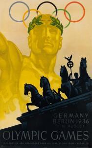WÜRBEL FRANZ 1896,OLYMPIC GAMES / BERLIN,1936,Swann Galleries US 2017-08-02