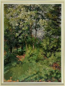 WÜRTH Peter 1873-1945,Bäume im Frühling,Allgauer DE 2018-04-19