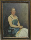W M WELLENS HELEN 1879-1924,Portrait of Mrs. Donald S. Leas,Matthew's Gallery US 2013-06-25