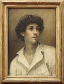 W PERRIN JOHN 1884-1909,Portrait of a Young Man,Clars Auction Gallery US 2013-04-14