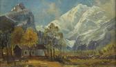 WAAGEN Adalbert 1833-1898,Alpine Landscape,Clars Auction Gallery US 2014-07-12