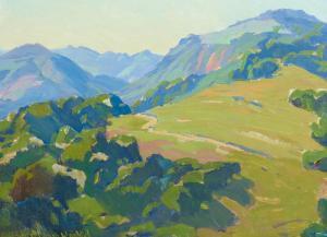 WACHTEL Marion Kavanaugh 1870-1954,Springtime Foothills, Southern California,Bonhams GB 2023-04-25