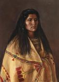 WACKERMANN Hubert 1945,Untitled (Native Woman),1982,Santa Fe Art Auction US 2021-08-14