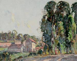 WADEN Robert 1900-1946,Afternoon Stroll, Adelaide Hills,Elder Fine Art AU 2023-07-31