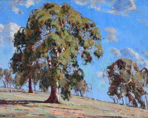 WADEN Robert 1900-1946,Hillside Gums, Mt. Barker,Elder Fine Art AU 2020-12-06