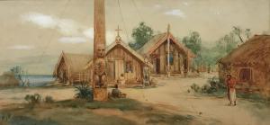 WADHAM William Joseph 1863-1950,Ohinemutu,International Art Centre NZ 2022-04-20